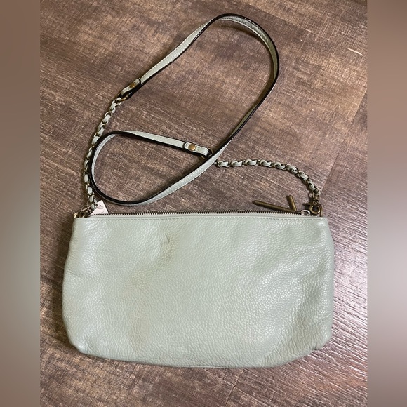 🐱NWT ELLIOT LUCCA Leather Mint Crossbody - Picture 2 of 5
